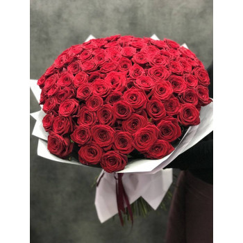 Bouquet of 101 red roses